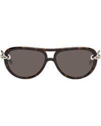 Bottega Veneta - Knot Aviator Sunglasses - Lyst