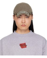 Balenciaga - Khaki Masking Tape Cap - Lyst