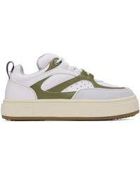 Eytys - White & Green Sidney Sneakers - Lyst