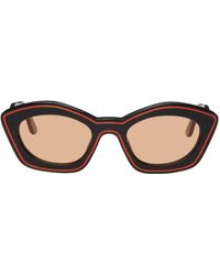 Marni - Ssense Exclusive Black Retrosuperfuture Edition Kea Island Sunglasses - Lyst
