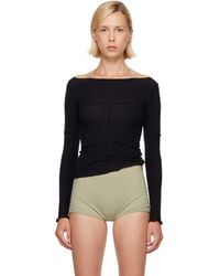 Baserange - Ssense Exclusive Cinder Long Sleeve Top - Lyst