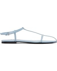 Jil Sander - Cage Flat Sandals - Lyst