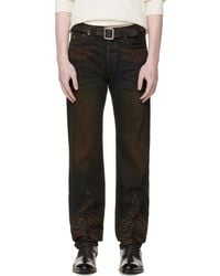 RRL - Western Straight Leg Jeans - Lyst