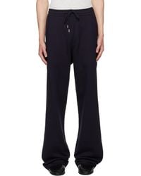 Dries Van Noten - ネイビー ドローストリング スウェットパンツ - Lyst