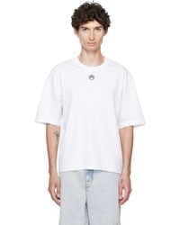 Marine Serre - Moon Logo Jersey Loose Fit T-Shirt - Lyst