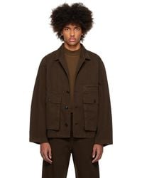 Lemaire - Boxy Denim Jacket - Lyst