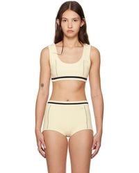 Ambush - Off- Contrast Stitch Bra Top - Lyst