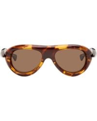 Bottega Veneta - Sardine Aviator Sunglasses - Lyst