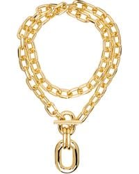 Rabanne - Double Xl Link Pendant Necklace - Lyst