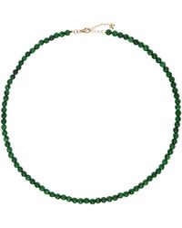 Mateo - Ras-du-cou vert à perles de malachite - Lyst