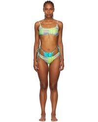 Collina Strada - Ssense Exclusive Recycled Nylon Bikini - Lyst