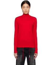 Marni - Red Embroidered Turtleneck - Lyst