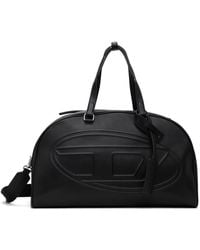 DIESEL - 1Dr Dome Oval D Logo Leather Travel Bag - Lyst
