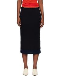 Jil Sander - Lightweight Wool Layered Midi Skirts Set - Lyst