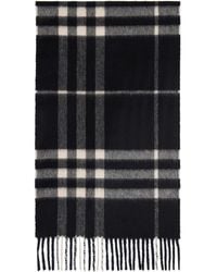 Burberry - Check Cashmere Scarf - Lyst
