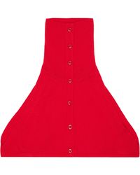 OPEN YY - Button Up Neck Layer Collar - Lyst