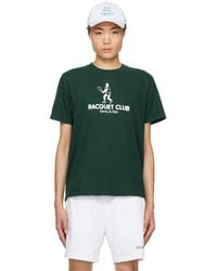 Sporty & Rich - Green Backhand T-shirt - Lyst