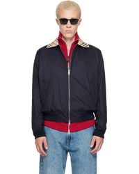 Burberry - Gabardine Glenfields Harrington Jacket - Lyst
