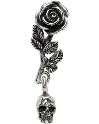 Emanuele Bicocchi - Rose & Skull Single Earring - Lyst
