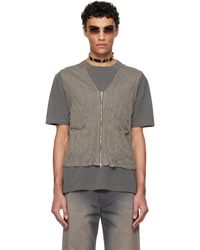 Our Legacy - Taupe Crush Vest - Lyst