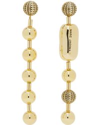 Marc Jacobs - Gold 'the Monogram Ball Chain' Earrings - Lyst