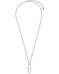 Off-White c/o Virgil Abloh - Off- Paperclip Necklace - Lyst