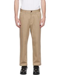 A Bathing Ape - Tan One Point Trousers - Lyst