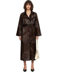Nour Hammour - Althea Supple Ponyhair Coat - Lyst