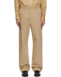 colbo - Tan Chinos Trousers - Lyst