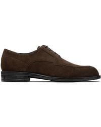 BOSS - Suede Derbys - Lyst