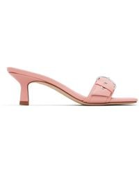 Aeyde - Gilly Eyelet Heeled Sandals - Lyst