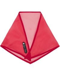 Lanvin - Silk Organza Triangle Scarf - Lyst
