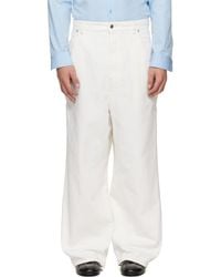 Hed Mayner - Textured Denim Jeans - Lyst