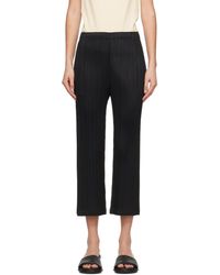 Pleats Please Issey Miyake - Black Monthly Colors February Trousers - Lyst
