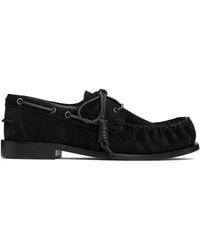 Dries Van Noten - Suede Boat Shoes - Lyst