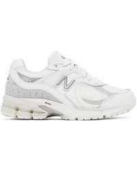New Balance - White & Gray 2002rx Sneakers - Lyst