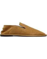 Ami Paris - Flâneurs Brun Clair En Cuir De Vache - Lyst