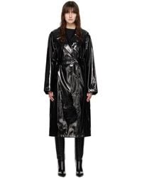 Stand Studio - Henriette Faux-Leather Trench Coat - Lyst