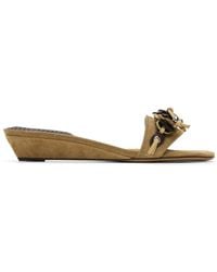 Isabel Marant - Tan Iela Heeled Sandals - Lyst