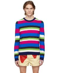 JW Anderson - マルチカラー ボーダー セーター - Lyst