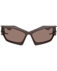 Givenchy - Brown Giv Cut Sunglasses - Lyst