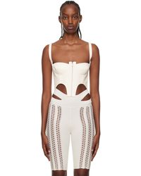 Dion Lee - Off- Double Arch Tank Top - Lyst