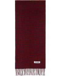 Jil Sander - Check Scarf - Lyst