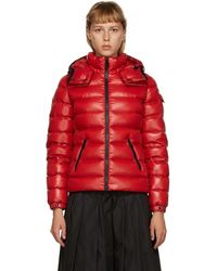 Moncler Bady Slim Short Down Jacket - Red