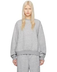Acne Studios - Gray Crewneck Sweatshirt - Lyst