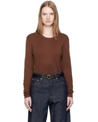 Lemaire - Rib Long Sleeve T-Shirt - Lyst