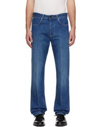 Givenchy - Straight Fit Shadow Washed Jeans - Lyst