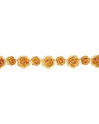 Blumarine - Gold Rose Belt - Lyst