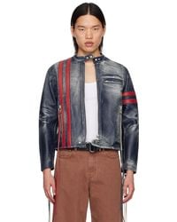 【関税込み】EYTYS SSENSE限定 ブラウン Damon レザージャケット SSENSE Exclusive Brown Damon Leather Jacket by EYTYS on Sale