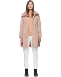 Moncler Manteau rose Malachite